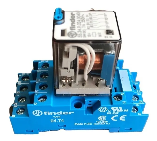 RELEVADOR INDUSTRIAL 14 PINES BOBINA 24 VCD